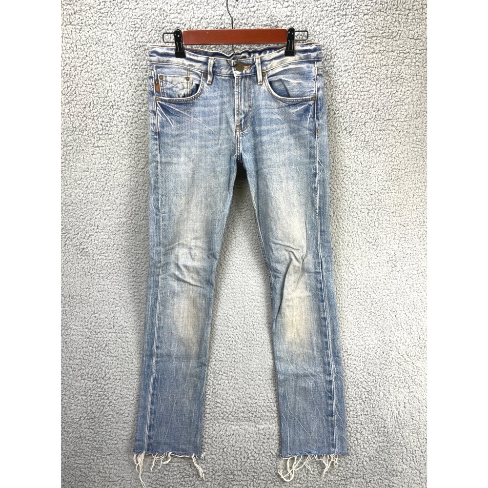 Burberry Brit Straight Leg Jeans Men's Size 28x32 Light Wash Blue Denim Casual